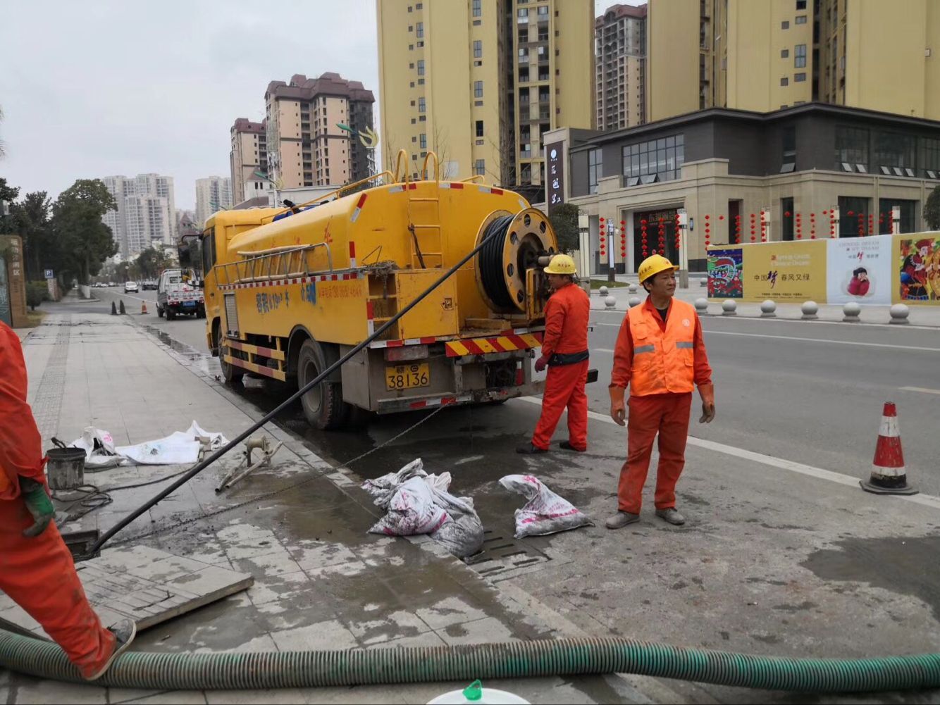 泗阳排污管道清淤-管道清洗
